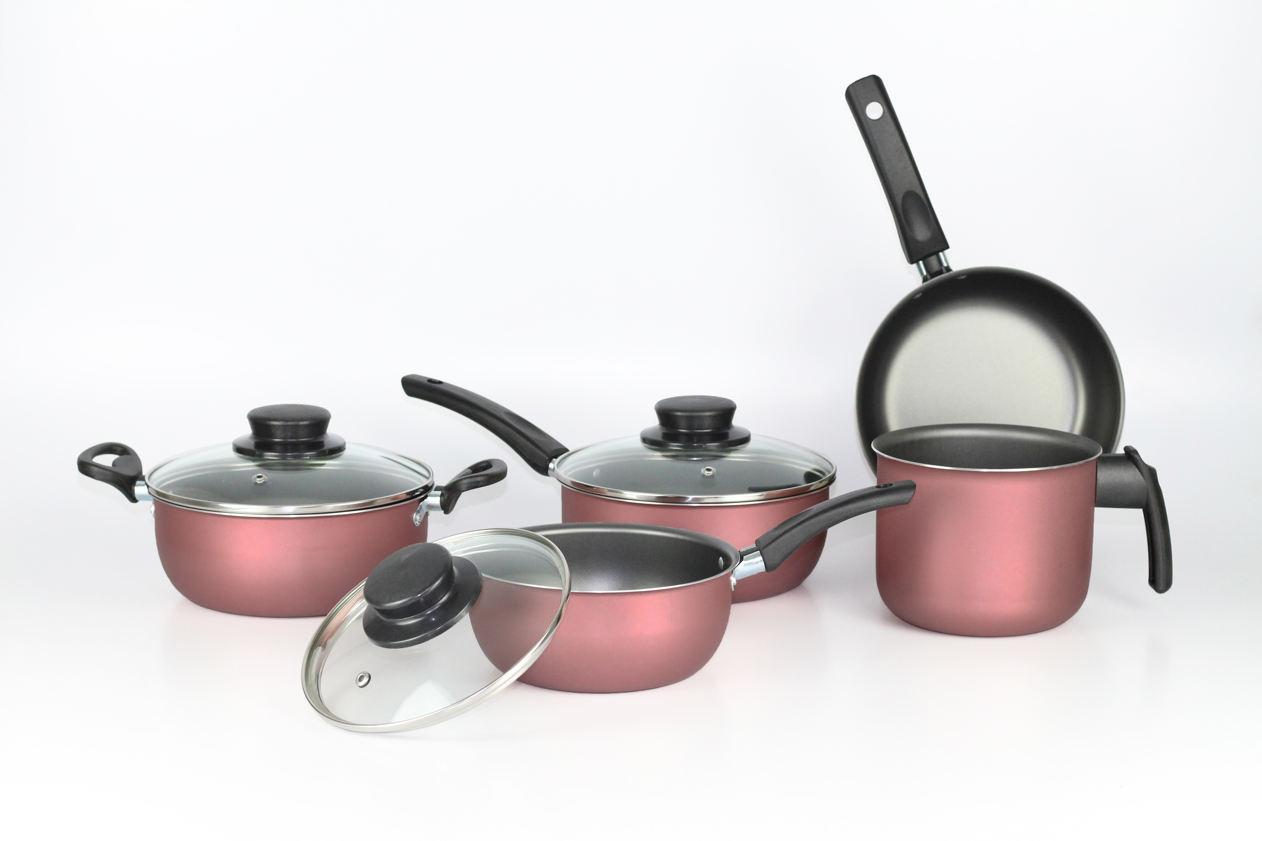 Conjunto de Panela Elegant Rose 5 Peças  ...